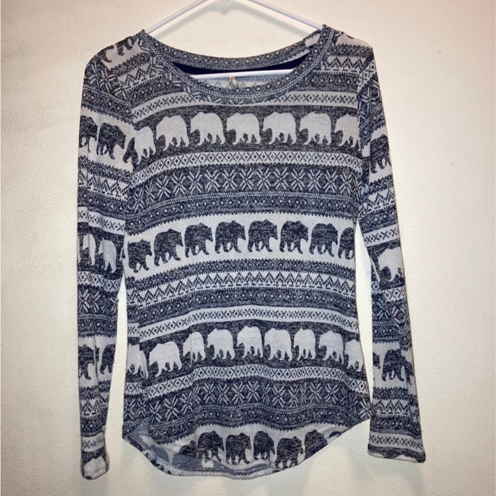 Long Sleeve Bear Shirt